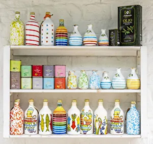Images Dated 1st December 2020: europe, Italy, Apulia. Alberobello, some local products like olive oil