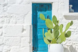 Ostuni Prints: europe, Italy, Apulia. Ostuni, the typical white facades of the houses in the historic
