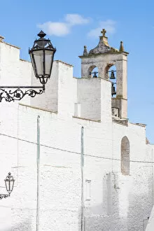 Images Dated 1st December 2020: europe, Italy, Apulia. Ostuni, the white facades of the houses