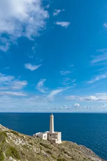 Images Dated 1st December 2020: europe, Italy, Apulia. Salento, the lighthouse of Punta Palascia near to Otranto