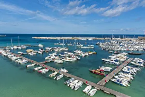 Images Dated 1st December 2020: europe, Italy, Apulia. Salento, the port of Otranto