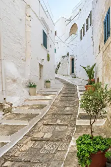 Ostuni Prints: Europe, Italy, Apulia. The white town of Ostuni
