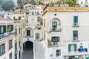 Images Dated 28th May 2019: Europe, Italy, Campania. Atrani, a little village close to Amalfi