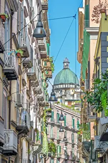 Campania Prints: Europe, Italy, Campania. Naples