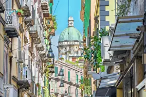 Campania Prints: Europe, Italy, Campania. Naples
