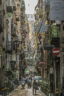 Campania Prints: Europe, Italy, Campania. Naples