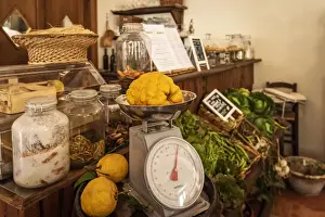 Biological Prints: Europe, Italy, Campania. The organic restaurant Fore Porta in Amalfi
