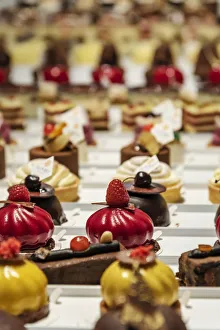 Images Dated 28th May 2019: Europe, Italy, Campania. A detail of a pastry shop in Minori