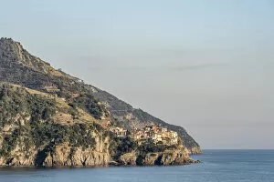 europe, Italy, Cinque Terre. view to Manarola