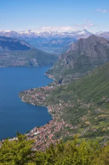 Iseo Prints: Europe, Italy, The coast of Lake Iseo in province of Brescia