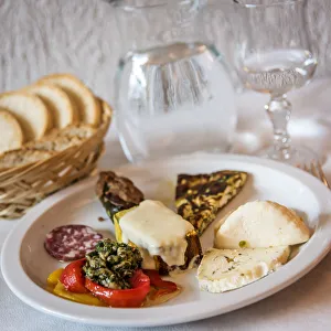 Images Dated 9th November 2016: Europe, Italy. Delicious antipasti mix