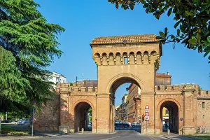Emilia Romagna Prints: europe, Italy, Emilia-Romagna, Bologna. Porta Saragozza