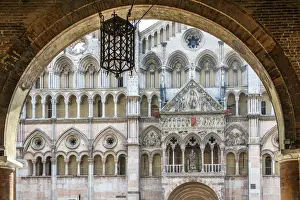 George Prints: Europe, Italy, Emilia-Romagna. the cathedral San Giorgio of Ferrara
