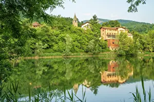 europe, Italy, Emilia-Romagna, The lake Lago di Castel dell'Alpi