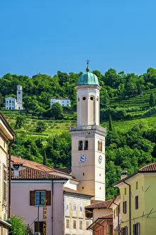 Collio Prints: Europe, Italy, Friuli. The centre of Cormons