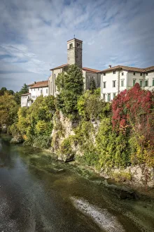 Friuli Prints: Europe, Italy, Friuli-Venezia-Giulia. A view of Cividale dei Friuli