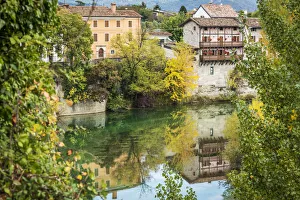 Images Dated 18th November 2016: europe, Italy, Friuli-Venezia-Giulia. A view of Cividale dei Friuli