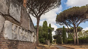 Tomb Gallery: europe, Italy, Latium. Rome, walking on the ancient Via Appia antica