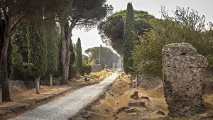 europe, Italy, Latium. Rome, walking on the ancient Via Appia antica