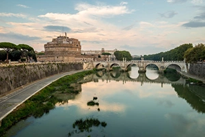 Images Dated 6th June 2017: Europe, Italy, Lazio, Rome. Saint Angel Castle