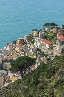 Europe, Italy, Liguria. The Cinque Terre village of Riomaggiore