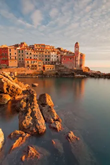 Images Dated 9th September 2016: Europe, Italy, Liguria, La Spezia district. Tellaro at sunset