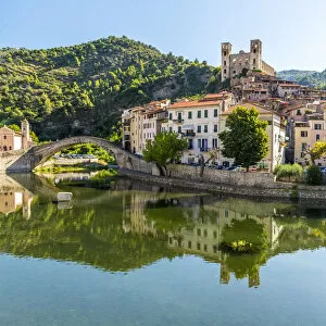 West Collection: Europe, Italy, Liguria. View of dolceacqua