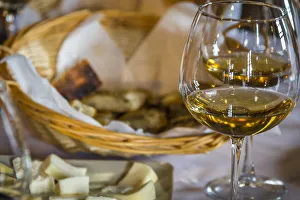 Riomaggiore Prints: Europe, italy, Liguria. Wine tasting in the Cinque Terre