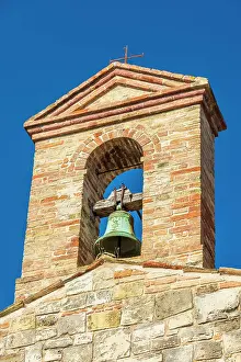 Bell Prints: europe, Italy, The Marches. A bell tower in the little hamlet of Torre di Palme