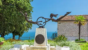 Marble Prints: europe, Italy, The Marches. In Sirolo near to Monte Conero