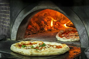 Europe, Italy, Naples. The true pizza margherita