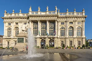 Images Dated 9th November 2016: Europe, Italy, Piedmont. The palazzo Madama of Turin