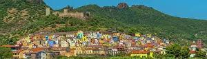 Images Dated 8th September 2022: europe, Italy, Sardinia. Bosa, a view of the town