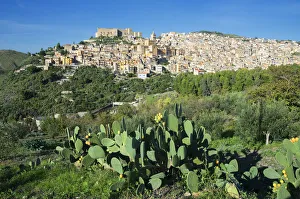 Europe, Italy, Sicily, Caccamo Town