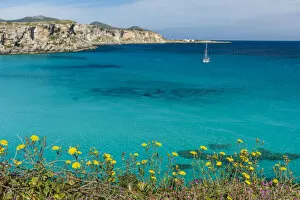 Images Dated 20th June 2022: europe, Italy, Sicily, Favignana. The beautiful Cala Rossa