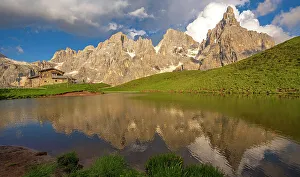 Pala Group Prints: Europe, Italy, Trentino. The peaks of the Pala Group