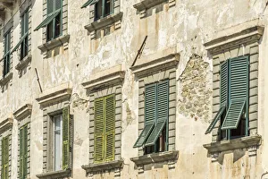 europe, Italy, Tuscany. Building in Fivizzano