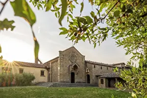 Saint Francis Prints: europe, Italy, Tuscany. Fiesole near to Florence, the convent of Saint Francis