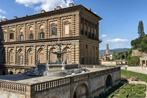 Europe, Italy, Tuscany, Florence, Palazzo Pitti, Fontana del Carciofo