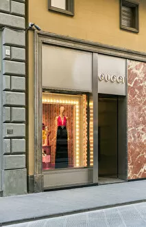 Images Dated 21st June 2017: Europe, Italy, Tuscany, Florence, Gucci Store