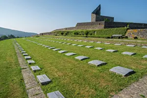 Way Of Gods Prints: europe, Italy, Tuscany. The German graveyard on the Futa Pass