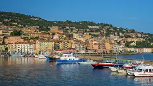 Porto Santo Stefano Prints: Europe, Italy, Tuscany. the harbour of Porto Santo Stefano