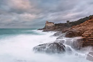 Europe, Italy, Tuscany, Livorno district. Boccale castle