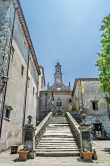 Way Of Gods Prints: europe, Italy, Tuscany. The monastery of Monte Senario
