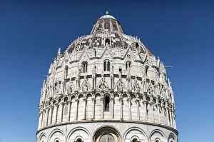 Images Dated 21st June 2017: Europe, Italy, Tuscany, Pisa, Battistero di San Giovanni