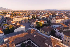 Europe, Italy, Tuscany, Pisa. City at sunset