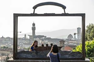 Smiling Gallery: Europe, Italy, Tuscany. View from the giardino delle Rose over Florence