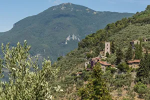Lucca Prints: Europe, Italy, Tuscany. one of the villages above Camaiore