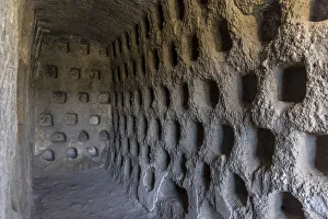 Tuff Prints: europe, italy, Umbria, Orvieto. Dovecote in Orvieto underground