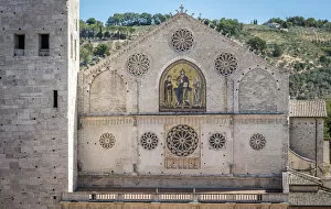 Images Dated 20th September 2017: Europe, Italy, Umbria, Spoleto, the cathedral